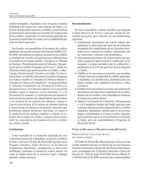 02-Descentralizada - 2007.indd - ContralorÃ­a General de la RepÃºblica