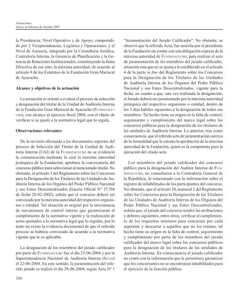 02-Descentralizada - 2007.indd - ContralorÃ­a General de la RepÃºblica