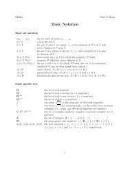 Basic Notation - Stanford Engineering Everywhere