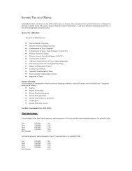 Income Tax at a Glance - National Board of Revenue