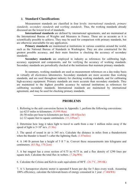 Units, Dimensions, and Standards INTRODUCTION