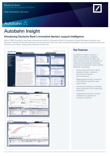 Autobahn Insight - Autobahn - Deutsche Bank