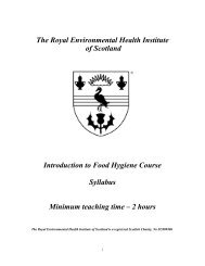 Introduction to Food Hygiene Syllabus.pdf - The Royal ...