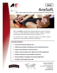 AneSoftÂ® - American & Efird, Inc