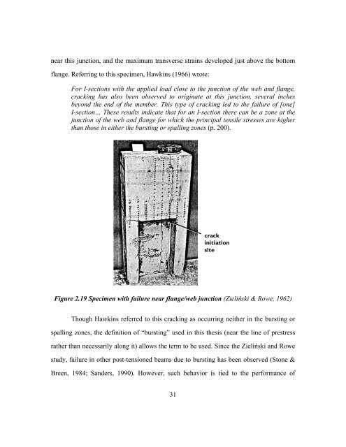 Bursting and Spalling in Pretensioned U-Beams - Ferguson ...