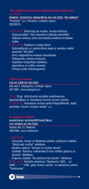 muzeju nakts buklets2.pdf - Latvijas Muzeju biedrÄ«ba