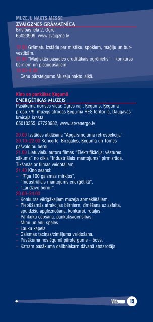 muzeju nakts buklets2.pdf - Latvijas Muzeju biedrÄ«ba