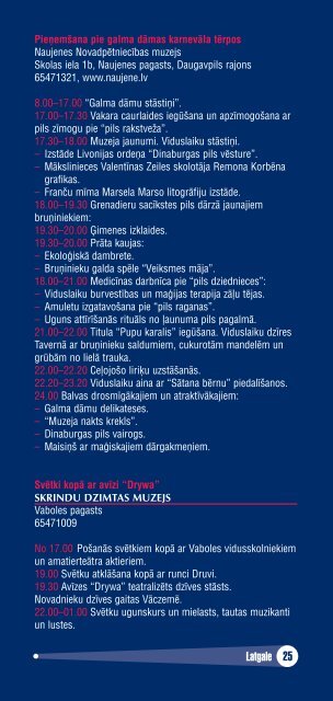 muzeju nakts buklets2.pdf - Latvijas Muzeju biedrÄ«ba