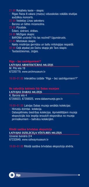 muzeju nakts buklets2.pdf - Latvijas Muzeju biedrÄ«ba