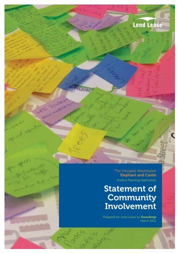 Statement of Community Involvement - Southwark Council Planning ...