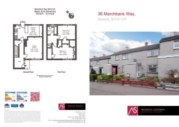 36 Marchbank Way, - Anderson Strathern.....