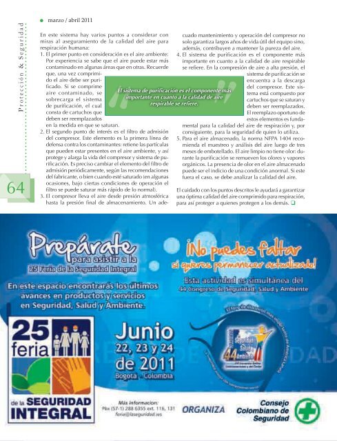 Revista del Consejo Colombiano de Seguridad