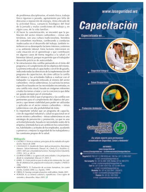 Revista del Consejo Colombiano de Seguridad