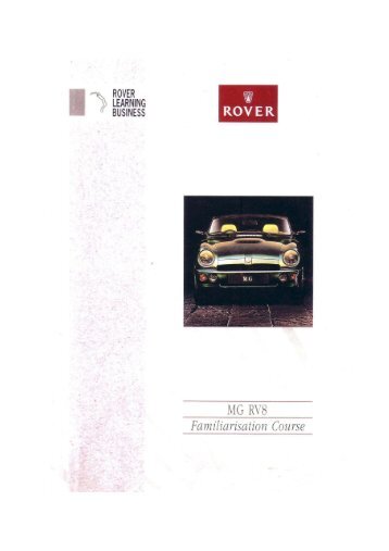 MG RV8 Familiarisation Course.pdf - V8 Register