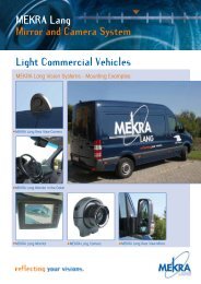 MEKRA Lang Mirror and Camera System Light Commercial Vehicles