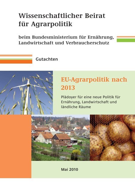 Wissenschaftlicher Beirat fÃƒÂ¼r Agrarpolitik - BMELV