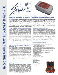 Récepteur O m niSTAR® VBS/XP/HP et GPS RTK - SXBlue GPS ...