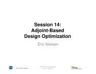 Adjoint-Based Design Optimization - FUN3D Manual - NASA