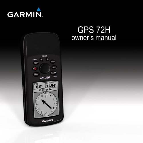 GPS 72H Owner's Manual - Garmin