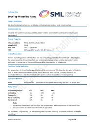 Data Sheet - SML Marine Paints