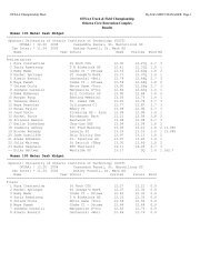 OFSAA 2013 Results - Ontario Federation of School Athletic ...
