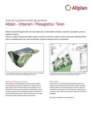 Allplan - Urbanism / Peisagistica / Teren - Nemetschek