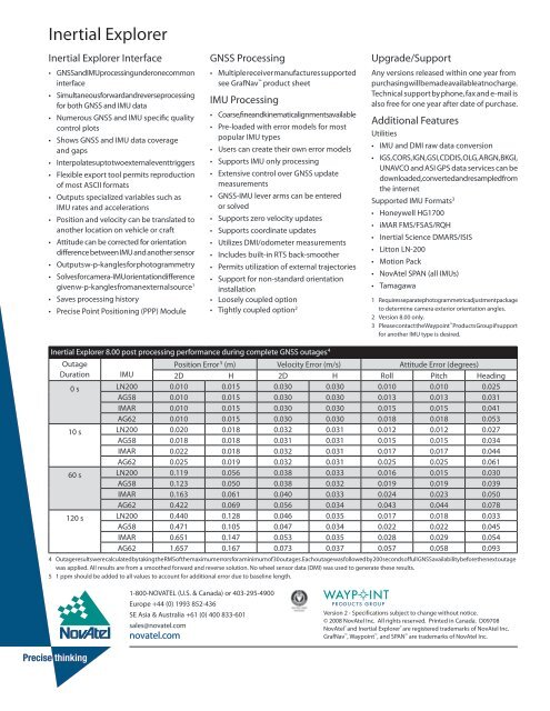 Inertial Explorer® - Canal Geomatics