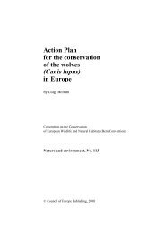Action Plan for the conservation of the wolves (Canis lupus ... - NINA