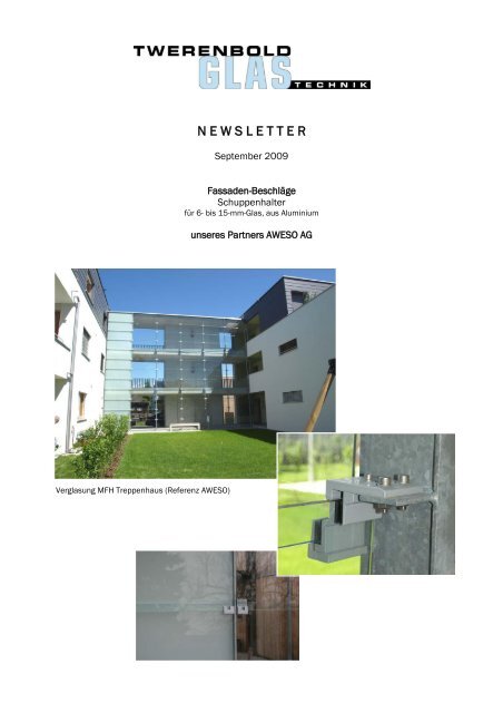 Newsletter.pdf (369KB) - Twerenbold Glastechnik