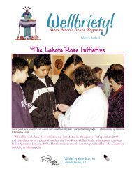 The Lakota Rose Initiative - White Bison