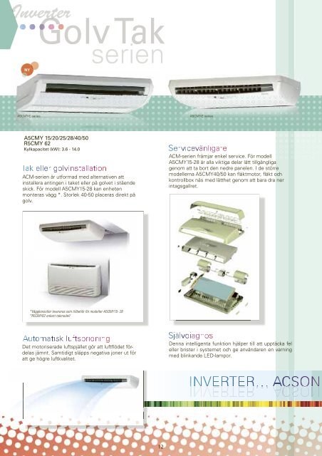 Produktblad Acson inverter - Kcc