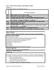 1 Place Value, Money, and Number Sense - Van Etten Central ...