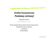 Podstawy animacji - pjwstk