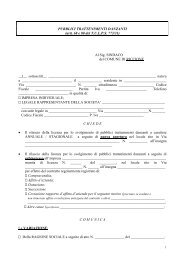 domanda licenza discoteca (59 kb) - Comune di Riccione