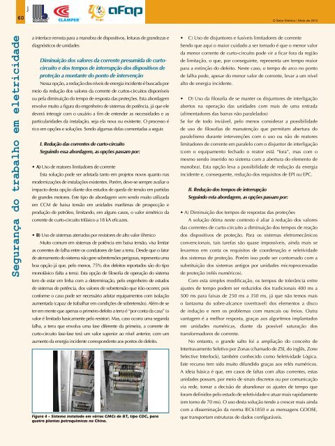 Segurança do trabalho em eletricidade - Revista O Setor Elétrico