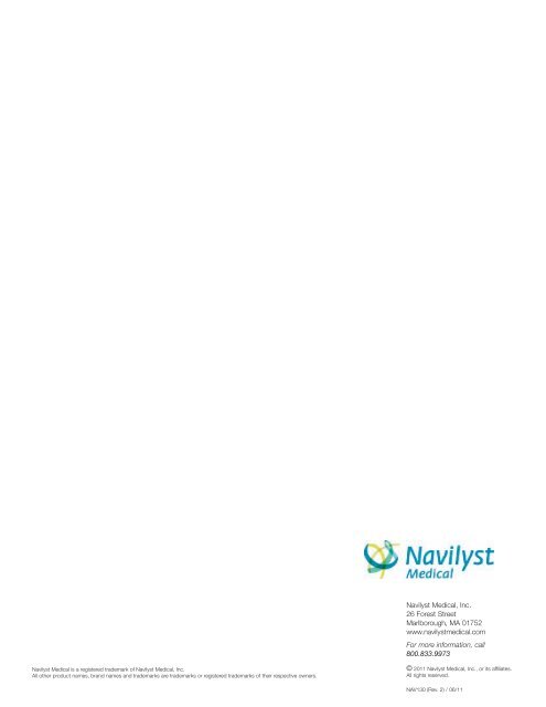 Ordering Information - Navilyst medical