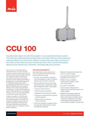 CCU 100 - Itron