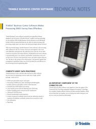 Trimble Business Center Software.pdf - Earth Vector Systems