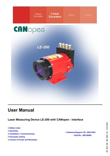 Operating Manual - CANopen - TR Electronic