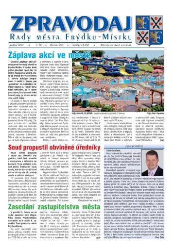 Zpravodaje Rady mÄsta FrÃ½dku-MÃ­stku. - GymnÃ¡zium Petra BezruÄe
