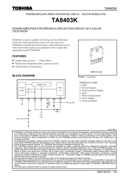 TA8403K - Unitrel