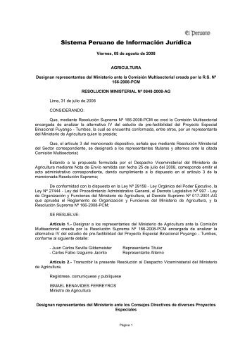 Sistema Peruano de InformaciÃ³n JurÃ­dica - Spij