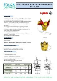 prise d'incendie double pour colonne seche nf s 61.758