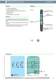 KCD2-RR-Ex1 Thermometer Resistance Repeater Barrier