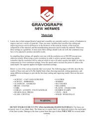 Materials - Engraving - Gravograph-New Hermes