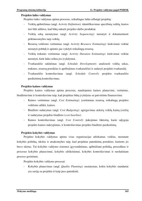 ProgramÅ³ sistemÅ³ inÅ¾inerija - Matematikos ir Informatikos fakultetas ...