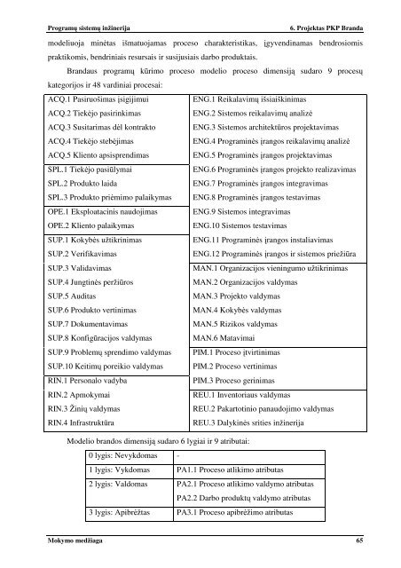 ProgramÅ³ sistemÅ³ inÅ¾inerija - Matematikos ir Informatikos fakultetas ...