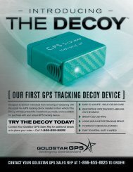 [ our first GPs trackinG decoy device ] - GoldStar GPS