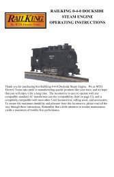 railking 0-4-0 dockside steam engine operating ... - MTH Trains