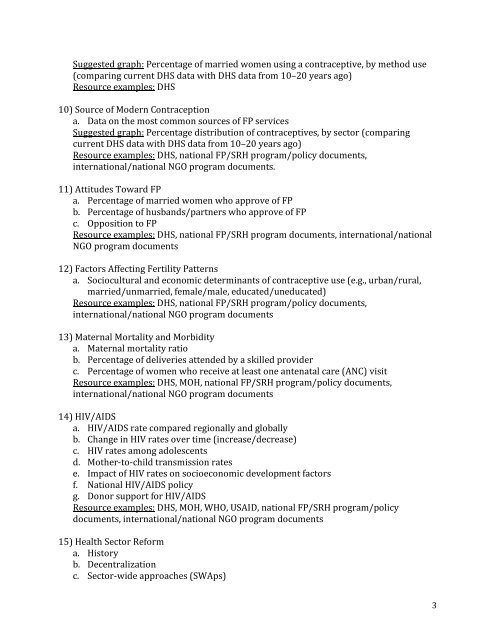 Desk Review Sample Outline Family Planning ... - EngenderHealth